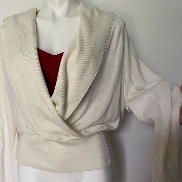 Reiss Wrap Front cardigan sweater - Picture 2 of 11